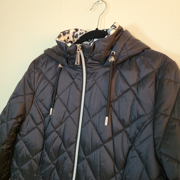 Laundry by Shelli Segal Quilted Zip Parker - Picture 5 of 10